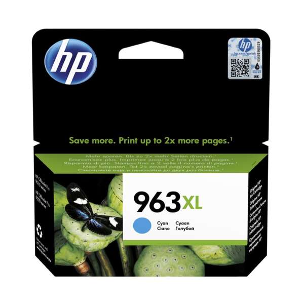 Hp 963Xl Cyan Cartucho De Tinta Original - 3Ja27Ae