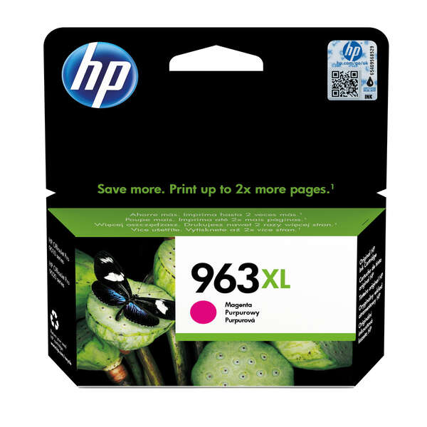 Hp 963Xl Magenta Cartucho De Tinta Original - 3Ja28Ae