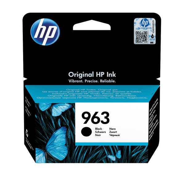 Hp 963 Negro Cartucho De Tinta Original - 3Ja26Ae