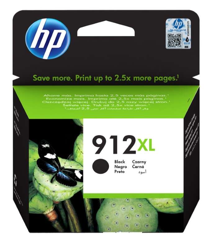 Hp 912Xl Negro Cartucho De Tinta Original - 3Yl84Ae