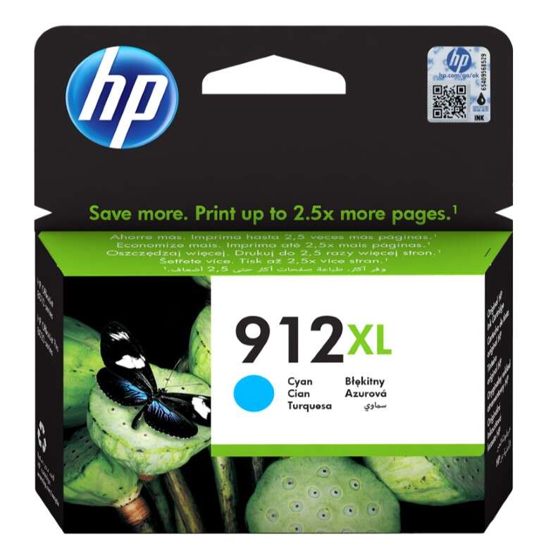 Hp 912Xl Cyan Cartucho De Tinta Original - 3Yl81Ae