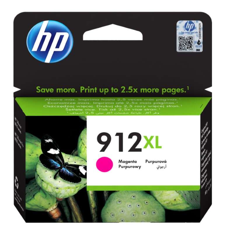 Hp 912Xl Magenta Cartucho De Tinta Original - 3Yl82Ae