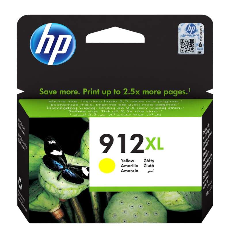 Hp 912Xl Amarillo Cartucho De Tinta Original - 3Yl83Ae