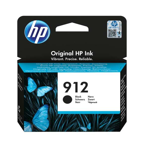 Hp 912 Negro Cartucho De Tinta Original - 3Yl80Ae