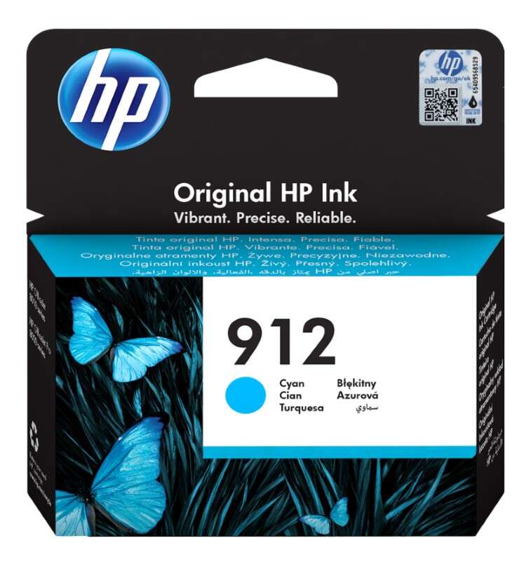 Hp 912 Cyan Cartucho De Tinta Original - 3Yl77Ae