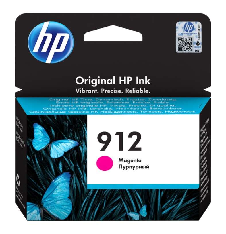 Hp 912 Magenta Cartucho De Tinta Original - 3Yl78Ae