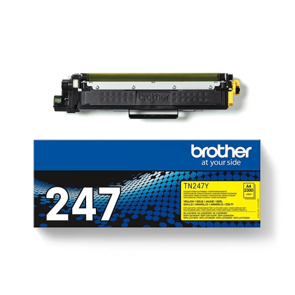 Brother Tn247 Amarillo Cartucho De Toner Original - Tn247Y