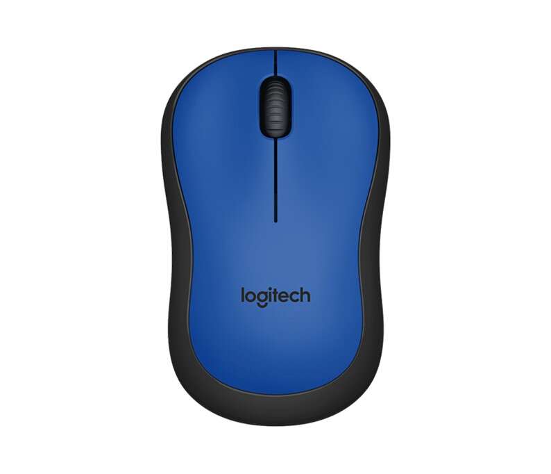 Logitech M220 Silent Raton Inalambrico 1000Dpi - Silencioso - 3 Botones - Uso Ambidiestro - Color Azul