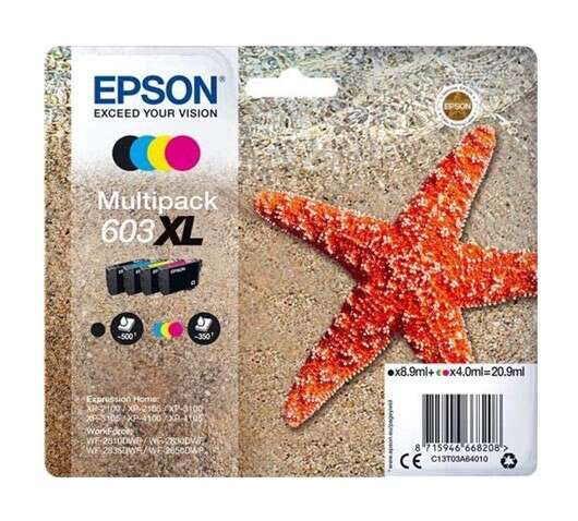 Epson 603Xl Pack De 4 Cartuchos De Tinta Originales - C13T03A64010