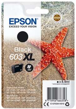 Epson 603Xl Negro Cartucho De Tinta Original - C13T03A14010