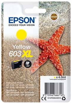 Epson 603Xl Amarillo Cartucho De Tinta Original - C13T03A44010