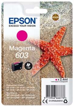 Epson 603 Magenta Cartucho De Tinta Original - C13T03U34010