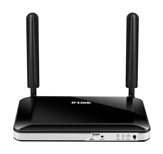 D-Link Router Inalambrico 4G Lte Wifi - Hasta 150Mbps - 4 Puertos Rj45 10/100 Mbps - 2 Antenas Externas - Color Negro