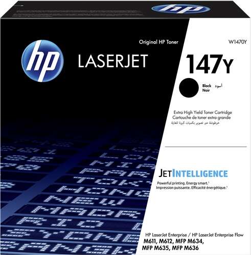 Hp W1470Y Negro Cartucho De Toner Original - 147Y