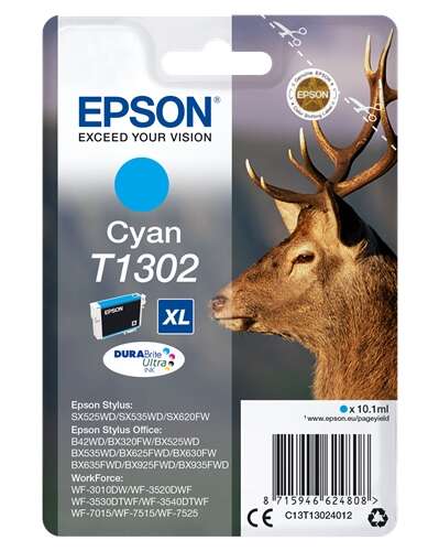 Epson T1302 Cyan Cartucho De Tinta Original - C13T13024012