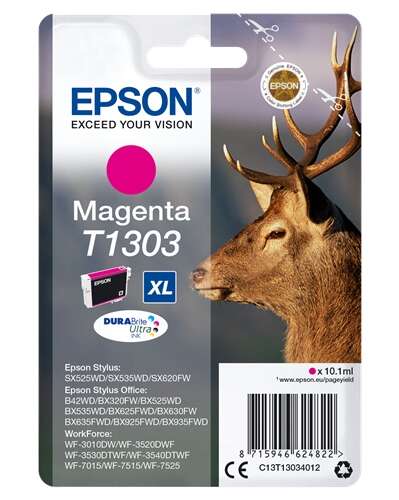 Epson T1303 Magenta Cartucho De Tinta Original - C13T13034012