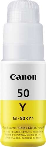 Canon Gi50 Amarillo Botella De Tinta Original - Gi50Y/3405C001