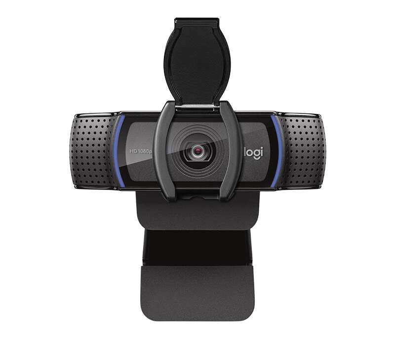 Logitech C920S Webcam Hd Pro 1080P - Usb 2.0 - Microfonos Integrados - Tapa De Obturador - Campo Visual De 78º - Enfoque Automatico - Cable De 1.50M - Color Negro
