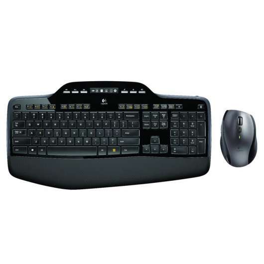 Logitech Mk710 Pack Inalambrico Usb Teclado + Raton 3 Botones - Uso Diestro - Color Negro