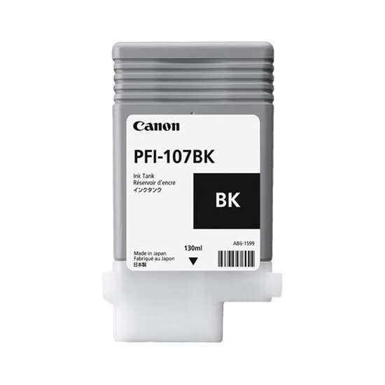 Canon Pfi107 Negro Cartucho De Tinta Original - Pfi107Bk/6705B001