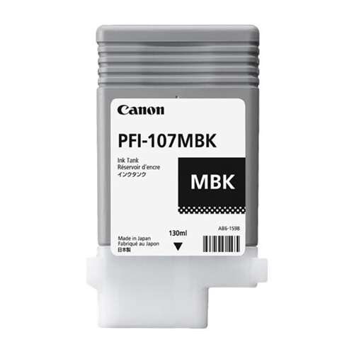 Canon Pfi107 Negro Mate Cartucho De Tinta Original - Pfi107Mbk/6704B001