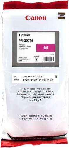 Canon Pfi207 Magenta Cartucho De Tinta Original - Pfi207M/8791B001