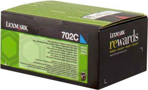 Lexmark Cs310/Cs410/Cs510 Cyan Cartucho De Toner Original - 70C20C0/70C20Ce/702C