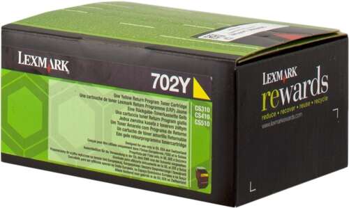 Lexmark Cs310/Cs410/Cs510 Amarillo Cartucho De Toner Original - 70C20Y0/70C20Ye/702Y