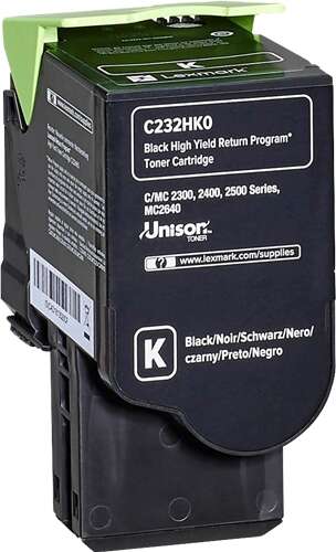 Lexmark C2325/C2425/C2535/Mc2325/Mc2425/Mc2535/Mc2640 Negro Cartucho De Toner Original - C232Hk0