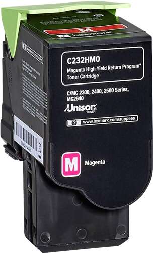 Lexmark C2325/C2425/C2535/Mc2325/Mc2425/Mc2535/Mc2640 Magenta Cartucho De Toner Original - C232Hm0