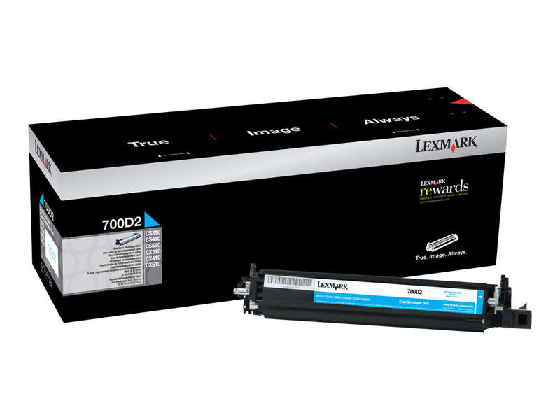 Lexmark Cs310/Cs410/Cs510/Cx310/Cx410/Cx510 Cyan Revelador Original - 70C0D20/700D2