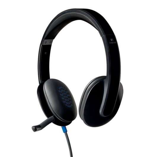 Logitech H540 Auriculares Con Microfono Usb - Microfono Plegable - Diadema Ajustable - Almohadillas Acolchadas - Controles En Auricular - Cable De 1.80M - Color Negro