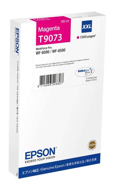 Epson T9073 Magenta Cartucho De Tinta Original - C13T907340