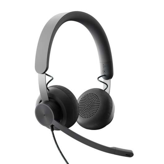 Logitech Zone Wired Auriculares Con Microfono Plegable Usb-C - Adaptador A Usb-A - Diadema Ajustable - Almohadillas Acolchadas - Controles En Cable - Cable Trenzado De 1.90M - Color Negro