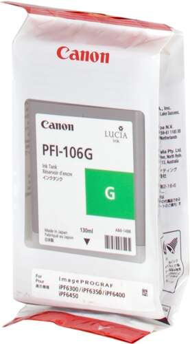 Canon Pfi106 Verde Cartucho De Tinta Original - Pfi106G/6628B001