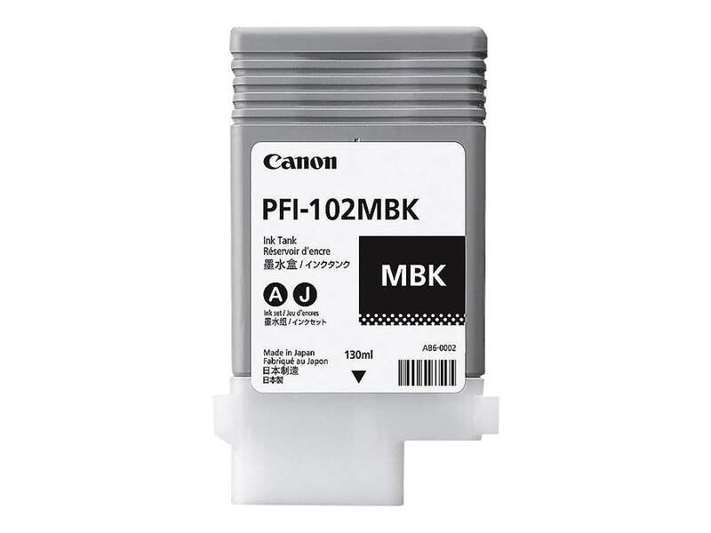 Canon Pfi102 Negro Mate Cartucho De Tinta Original - 0894B001