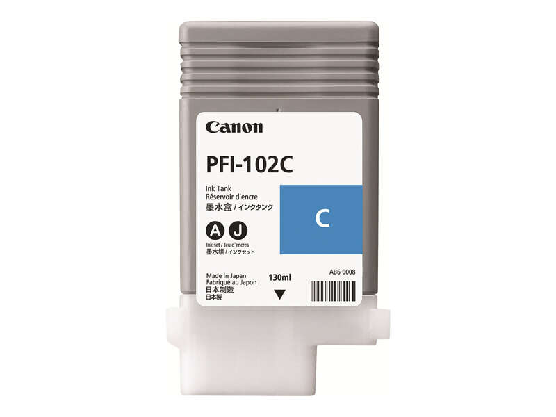 Canon Pfi102 Cyan Cartucho De Tinta Original - 0896B001