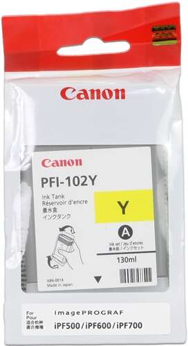 Canon Pfi102 Amarillo Cartucho De Tinta Original - 0898B001