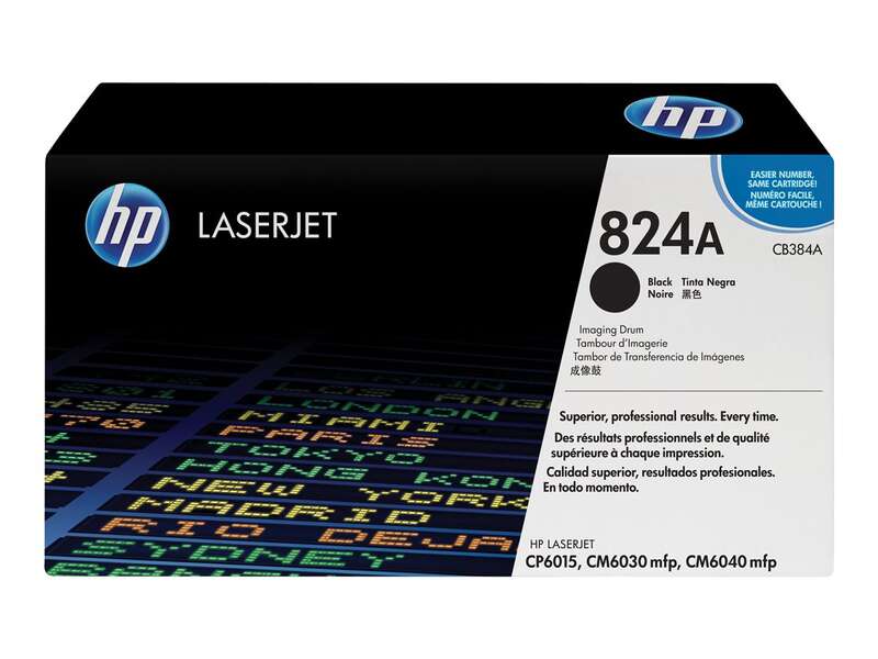 Hp Cb384A Negro Tambor De Imagen Original - 824A (Drum)