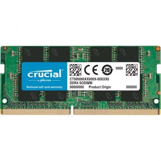 Crucial Memoria Ram Ddr4 8Gb 3200Mhz Pc4-25600 Cl22 Sodimm