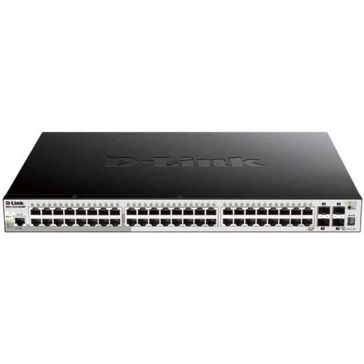 D-Link Switch Smart 48 Puertos Gigabit 10/100/1000 Mbps - Poe + 4 Puertos Sfp