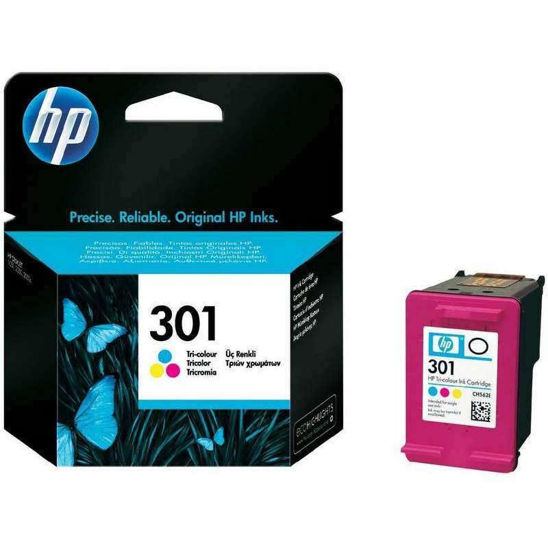 Hp 301 Color Cartucho De Tinta Original - Ch562Ee