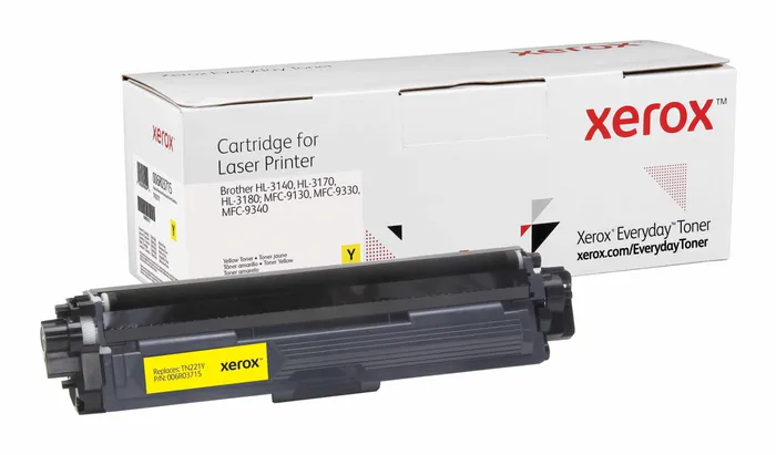 Xerox Everyday Brother Tn241/Tn242 Amarillo Cartucho De Toner Generico - Reemplaza Tn241Y/Tn242Y