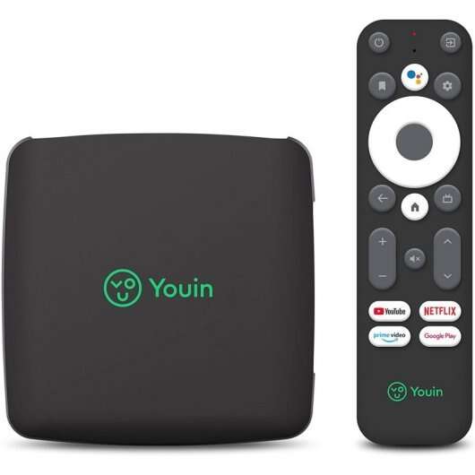 Engel Youin You-Box Receptor Android Tv 2Gb/8Gb 4K Wifi - Bluetooth 4.2 - Asistente De Voz
