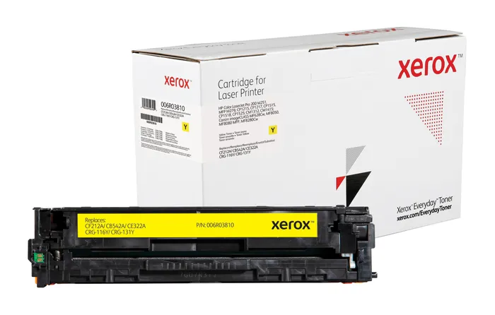 Xerox Everyday Hp Cb542A/Ce322A/Cf212A Amarillo Cartucho De Toner Generico - Reemplaza 125A/128A/131A