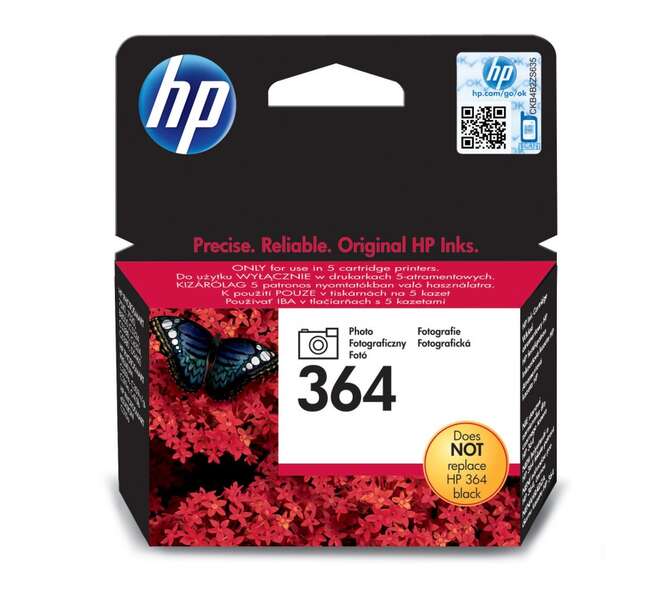 Hp 364 Negro Photo Cartucho De Tinta Original - Cb317Ee