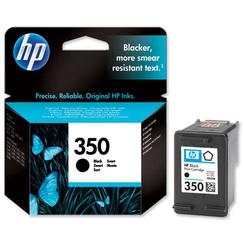 Hp 350 Negro Cartucho De Tinta Original - Cb335Ee