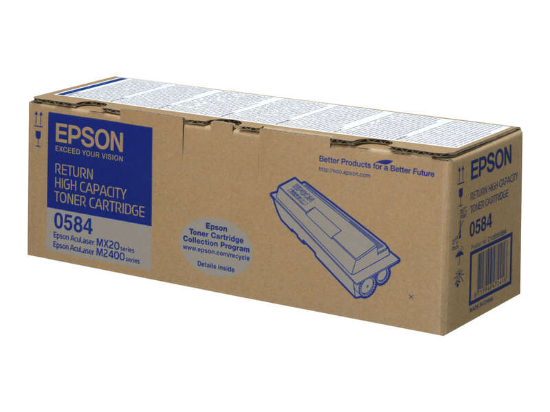 Epson Aculaser M2400/Mx20 Negro Cartucho De Toner Original - C13S050584/C13S050582