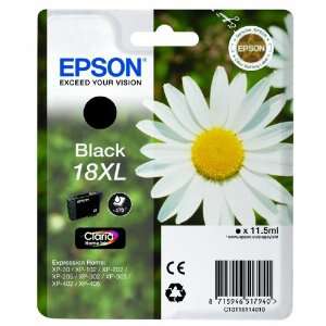 Epson T1811 (18Xl) Negro Cartucho De Tinta Original - C13T18114012