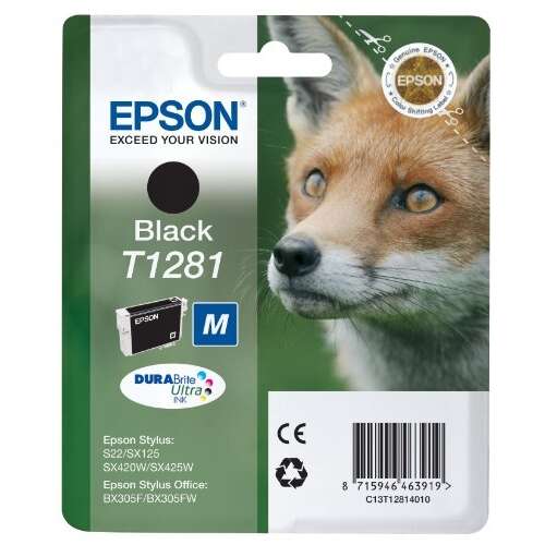 Epson T1281 Negro Cartucho De Tinta Original - C13T12814012